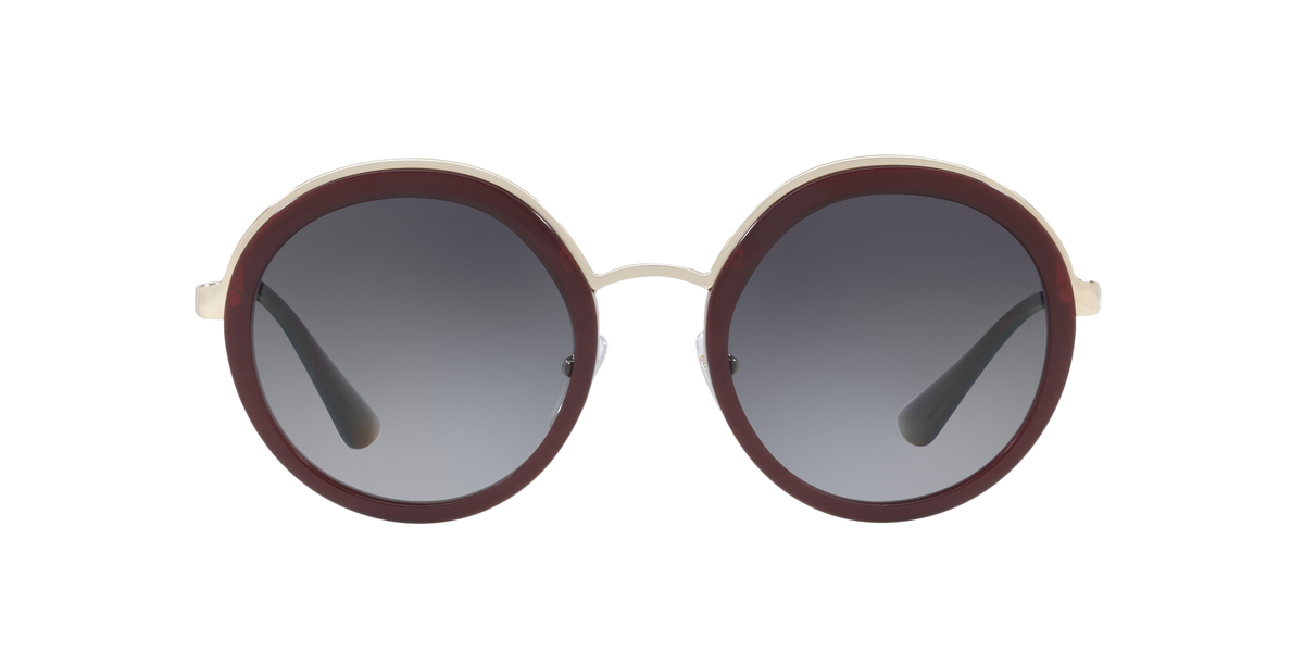 Prada PR 50TS Bordeaux VHW5W1 three-quarter view