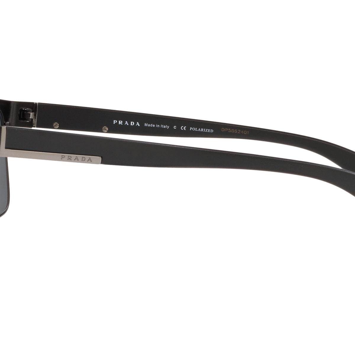 Prada PR 51OS Matte Black 1BO5Z1 side view