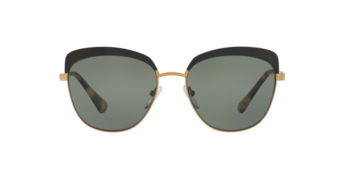 Prada PR 51TS Antique Gold/Black LAX5X1 three-quarter view