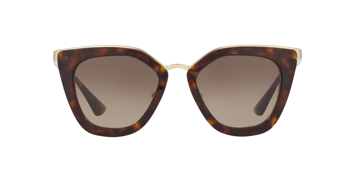 Prada PR 53SS Havana 2AU3D0 three-quarter view