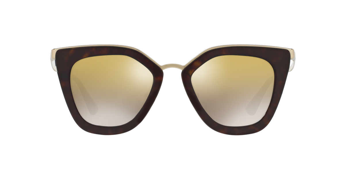 Prada PR 53SS Tortoise 2AU6O0 three-quarter view
