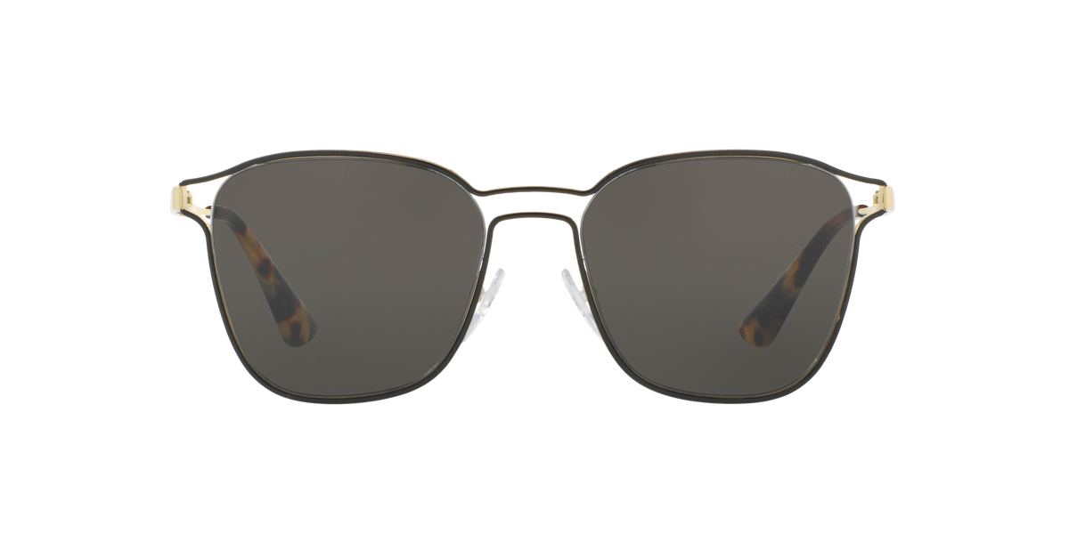 Prada PR 54TS Black/Pale Gold 1AB5S0 three-quarter view