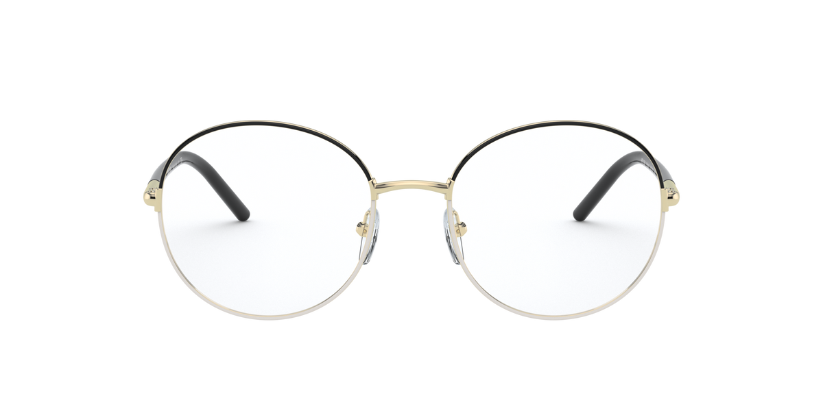 Prada PR 55WV Black/White 07I1O1 three-quarter view