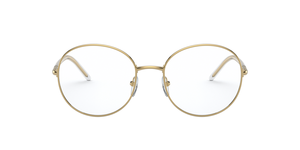 Prada PR 55WV Gold 5AK1O1 three-quarter view