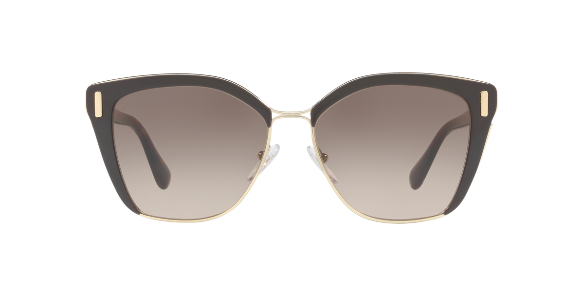 Prada PR 56TS Brown/Pale Gold DHO3D0 front view