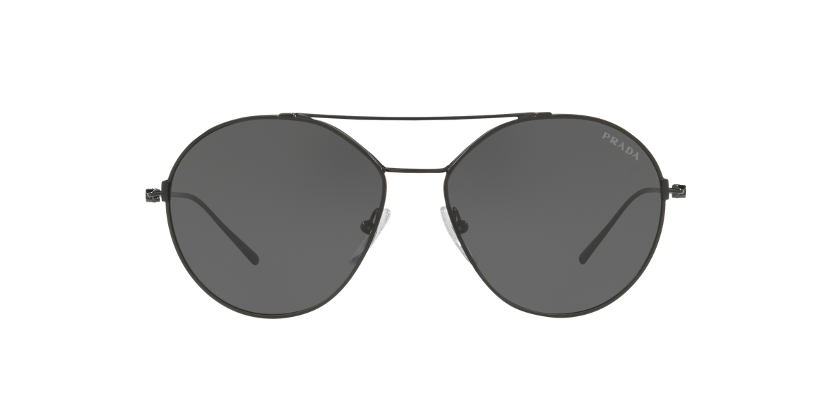 Prada PR 56US Black 1AB5S0 three-quarter view