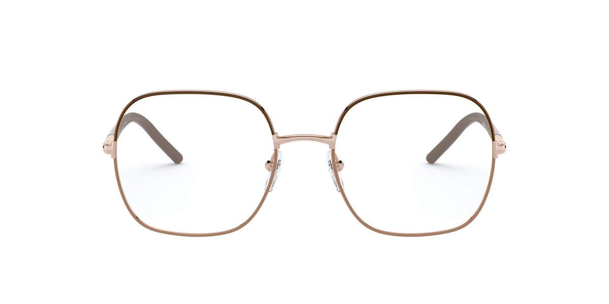 Prada PR 56WV Brown/Beige 02H1O1 three-quarter view
