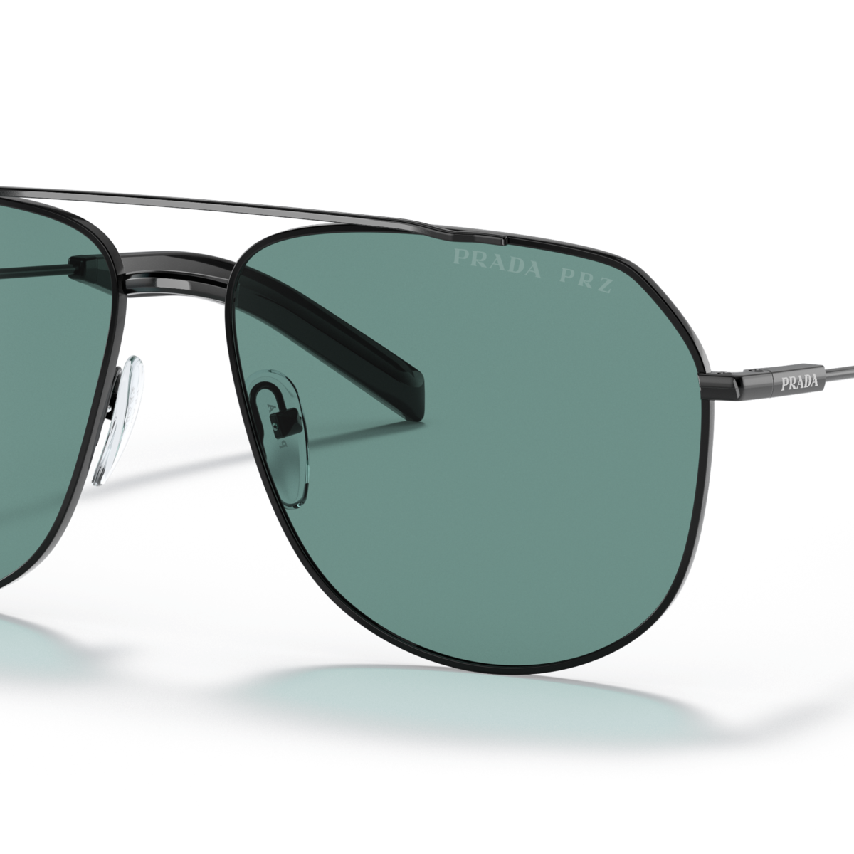 Prada PR 59WS Black 1AB04D three-quarter view