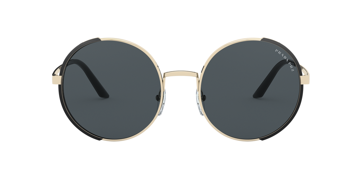 Prada PR 59XS Pale Gold/Matte Black QE35Z1 front view