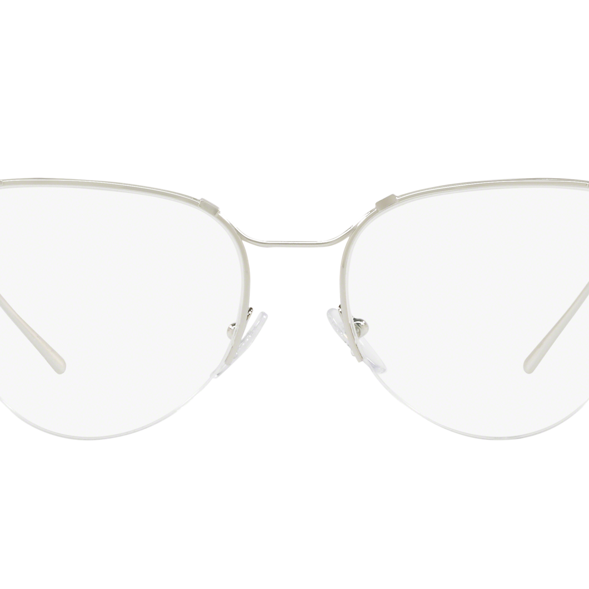 Prada PR 60UV Silver 1BC1O1 three-quarter view