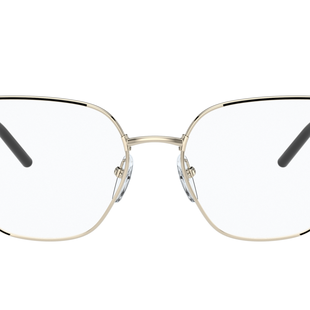 Prada PR 60WV Black/Pale Gold AAV1O1 three-quarter view