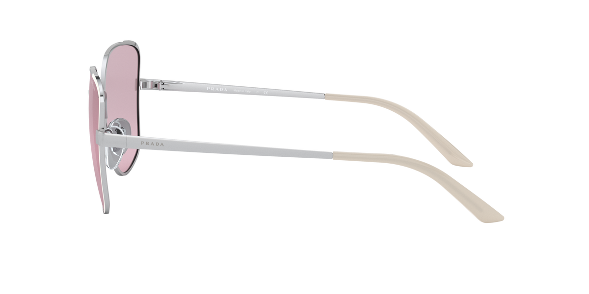 Prada PR 60XS Silver/Ivory 08B4W1 side view
