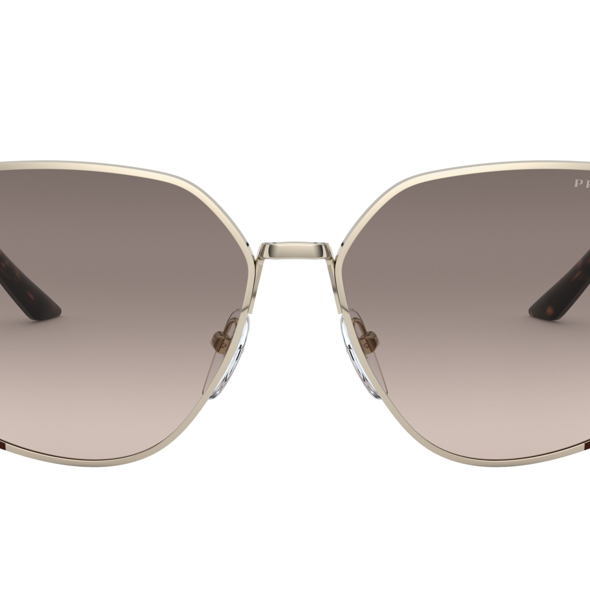 Prada PR 60XS Pale Gold/Brown KOF3D0 front view