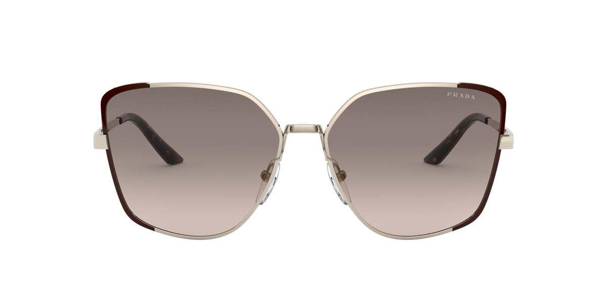 Prada PR 60XS Pale Gold/Brown KOF3D0 front view