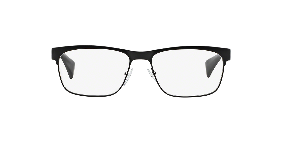 Prada PR 61PV Matte Black/Black FAD1O1 three-quarter view