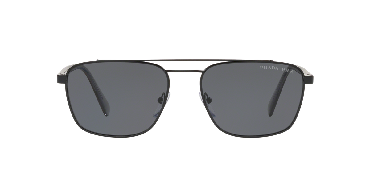 Prada PR 61US Black 1AB5Z1 three-quarter view