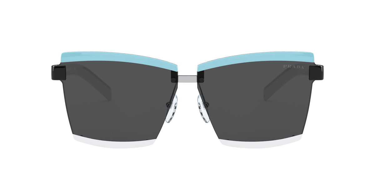 Prada PR 61XS Blue/Black/White 02B5S0 three-quarter view