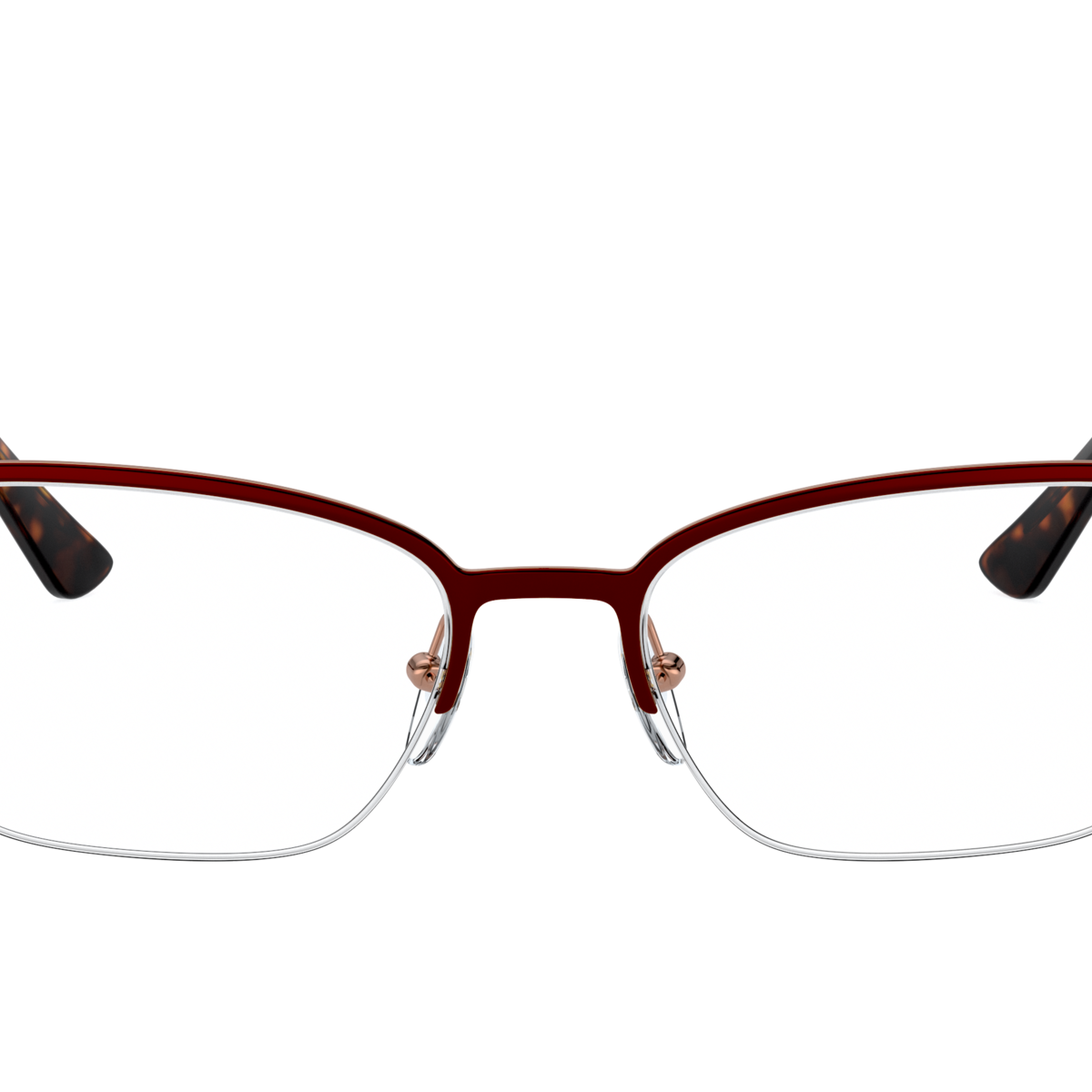 Prada PR 61XV Brown 3311O1 three-quarter view