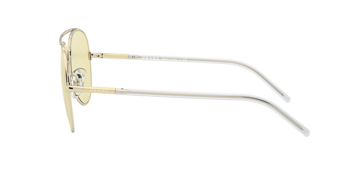 Prada PR 66XS Pale Gold ZVN01F side view