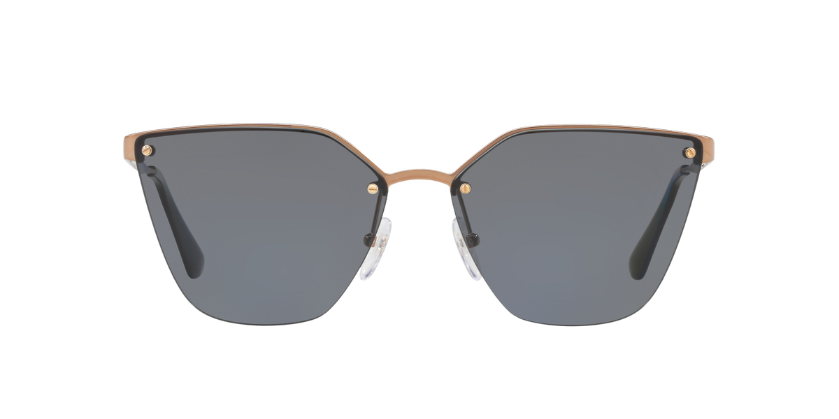 Prada PR 68TS Antique Gold 7OE5Z1 three-quarter view