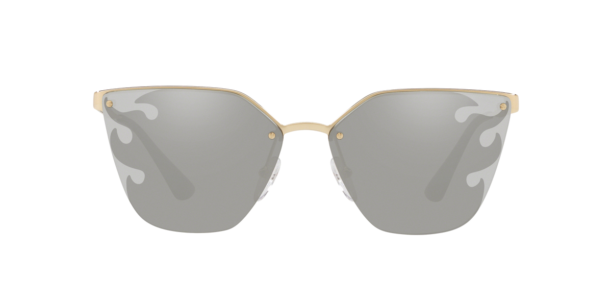 Prada PR 68TS Pale Gold ZVN435 three-quarter view