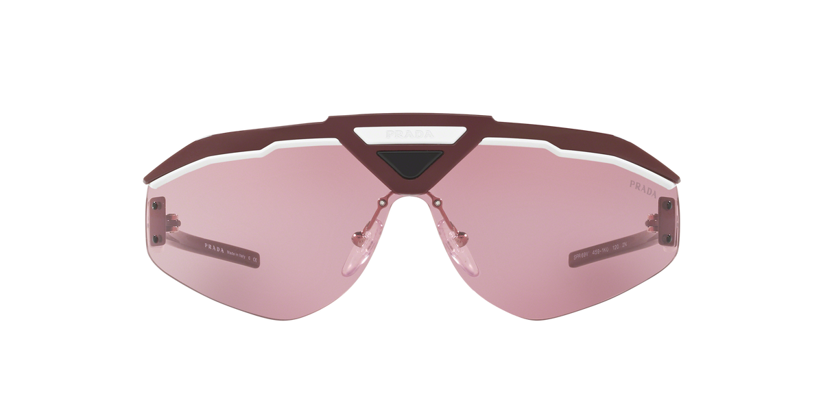 Prada PR 69VS Bordeaux 4591K0 three-quarter view