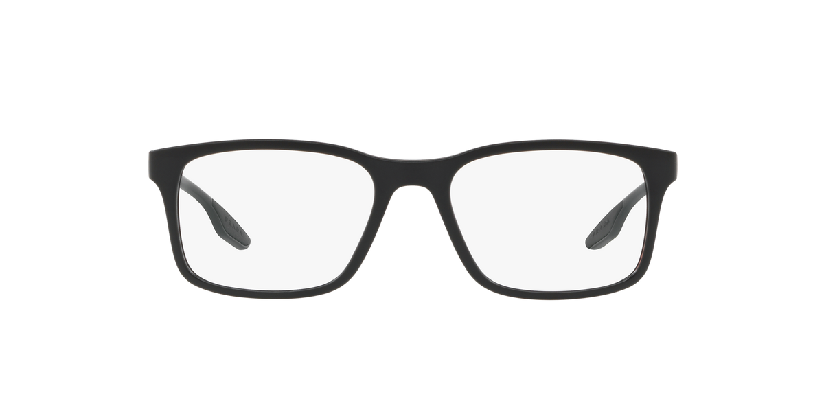 Prada Linea Rossa PS 01LV Black 1BO1O1 three-quarter view