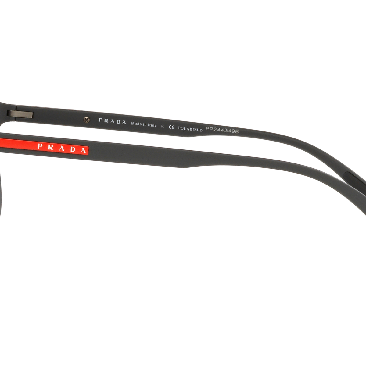 Prada Linea Rossa PS 01TS Grey Rubber UFK07H side view