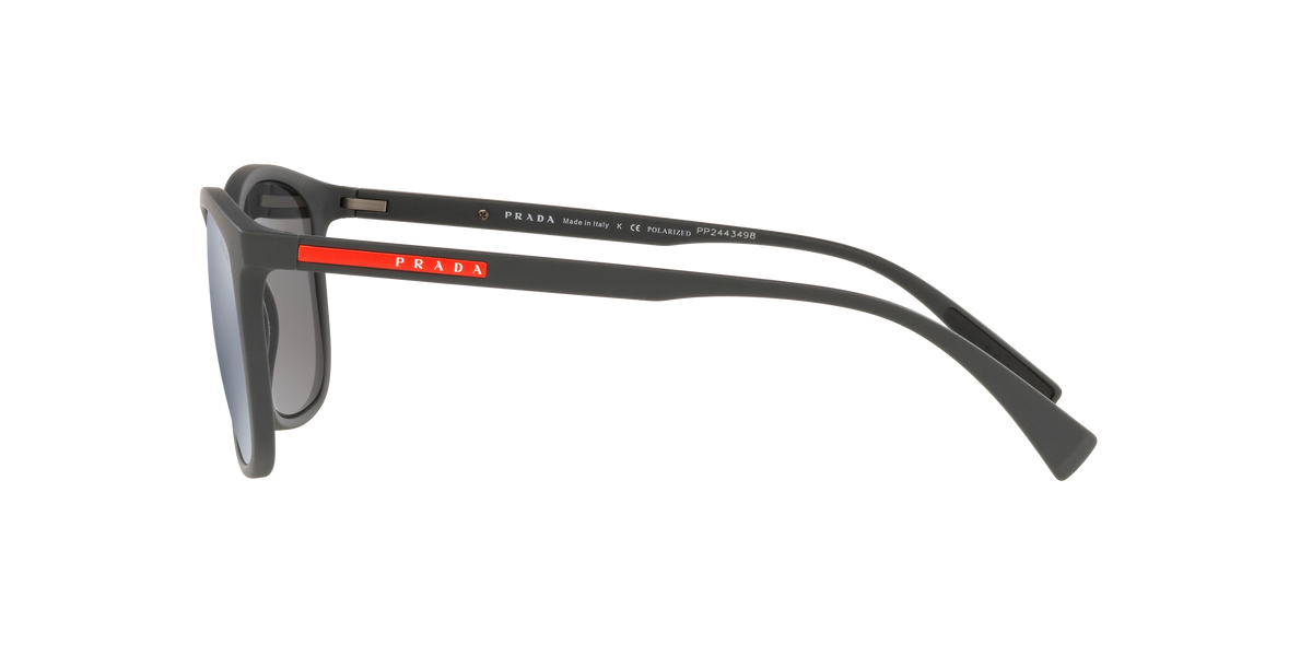 Prada Linea Rossa PS 01TS Grey Rubber UFK07H side view