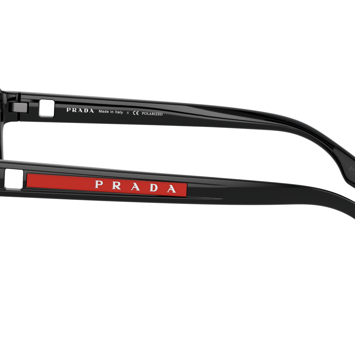 Prada Linea Rossa PS 01XS Black 1AB02G side view