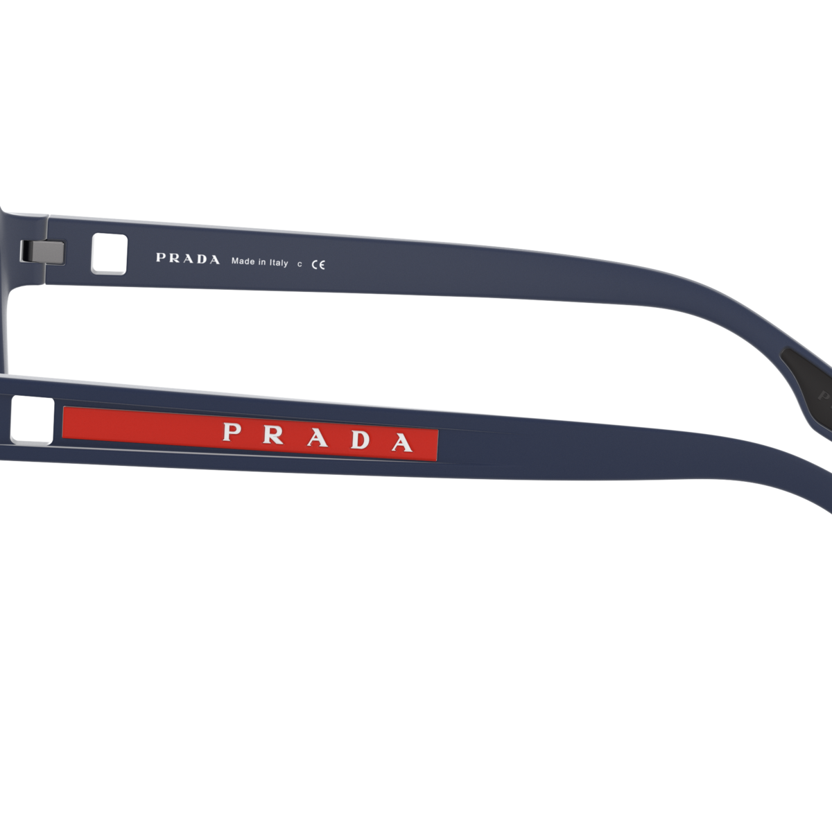 Prada Linea Rossa PS 01XS Blue Rubber TFY08H side view