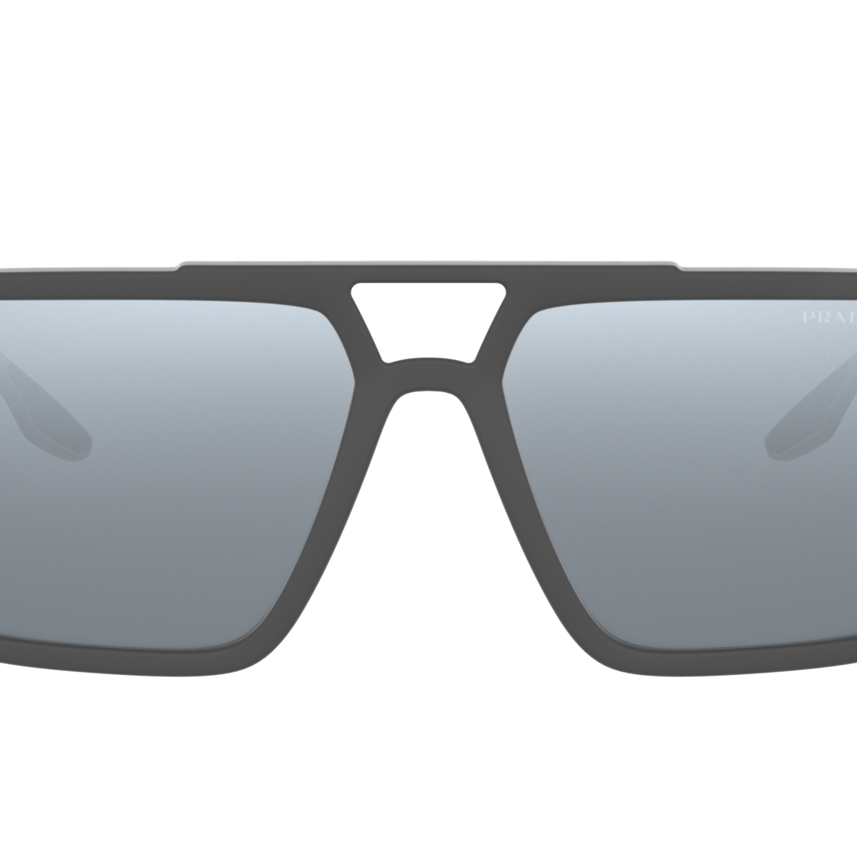 Prada Linea Rossa PS 01XS Grey Rubber UFK07H front view