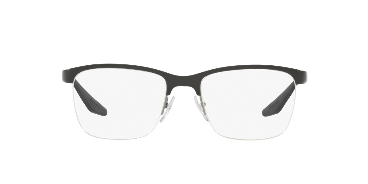 Prada Linea Rossa PS 02LV Black 1AB1O1 three-quarter view