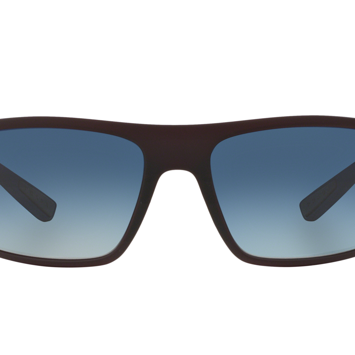 Prada Linea Rossa PS 02QS Bordeaux Rubber UAW8Z1 three-quarter view