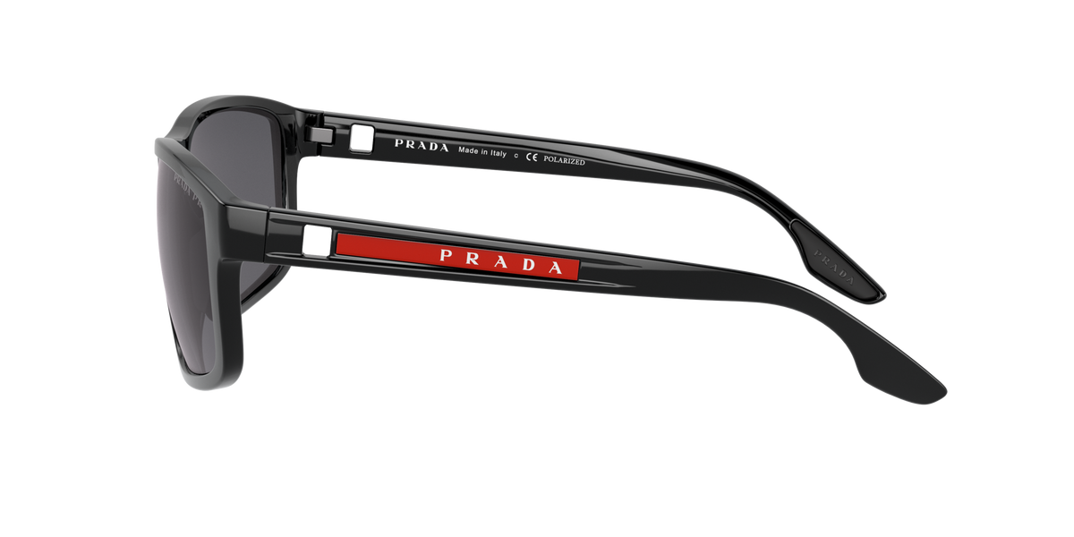 Prada Linea Rossa PS 02XS Black 1AB02G side view