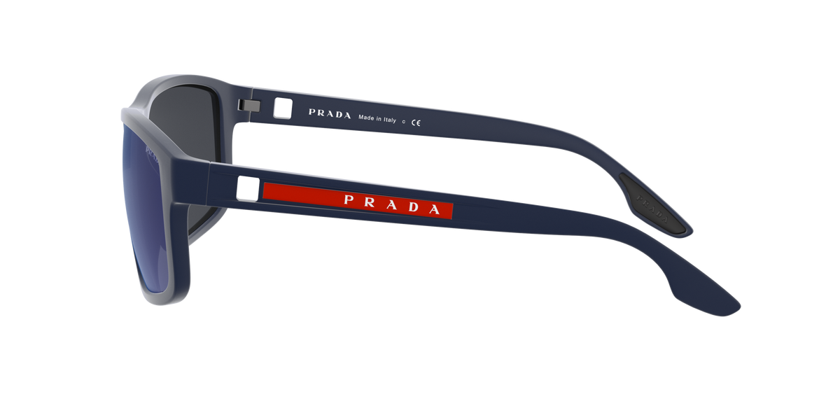 Prada Linea Rossa PS 02XS Blue Rubber TFY08H side view