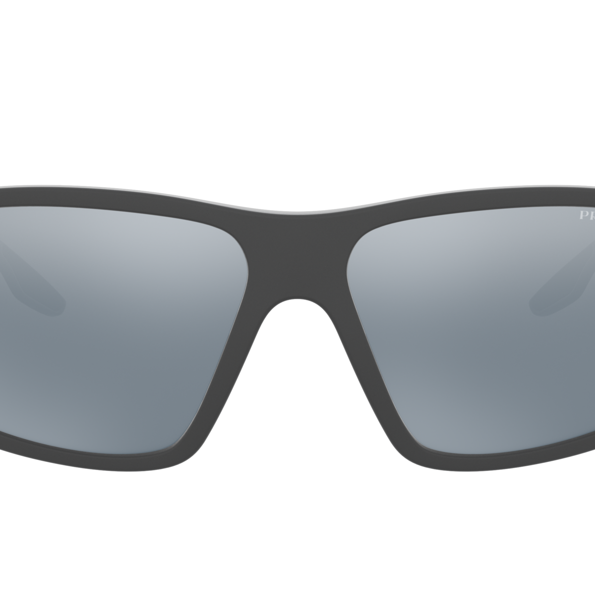 Prada Linea Rossa PS 02XS Grey Rubber UFK07H front view