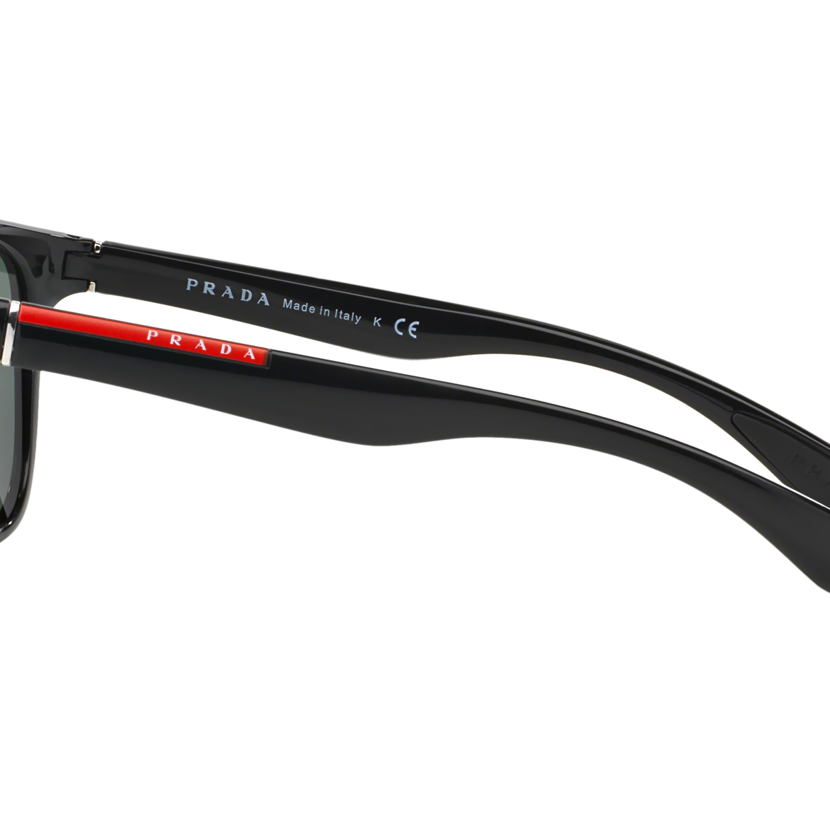 Prada Linea Rossa PS 03OS Black 1AB3O1 side view