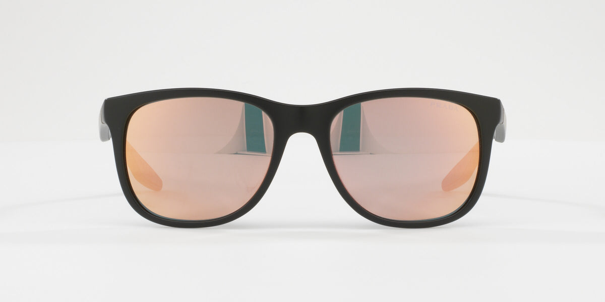 Prada Linea Rossa PS 03OS Military Green Demi Shiny ROS2D2 three-quarter view