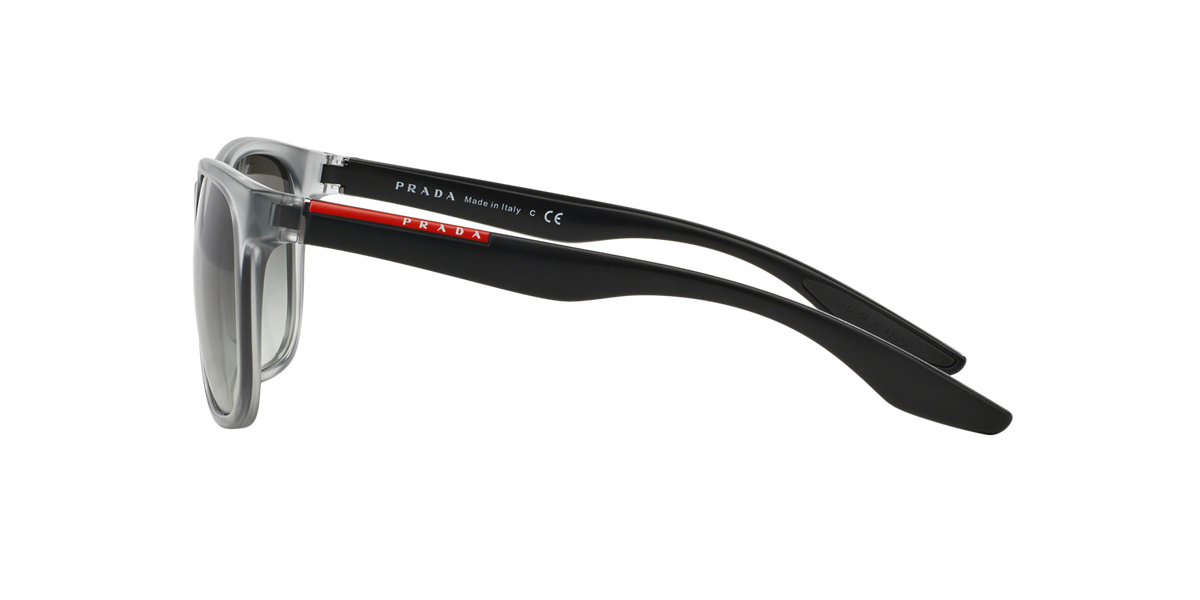 Prada Linea Rossa PS 03OS Matte Grey TWW0A7 side view
