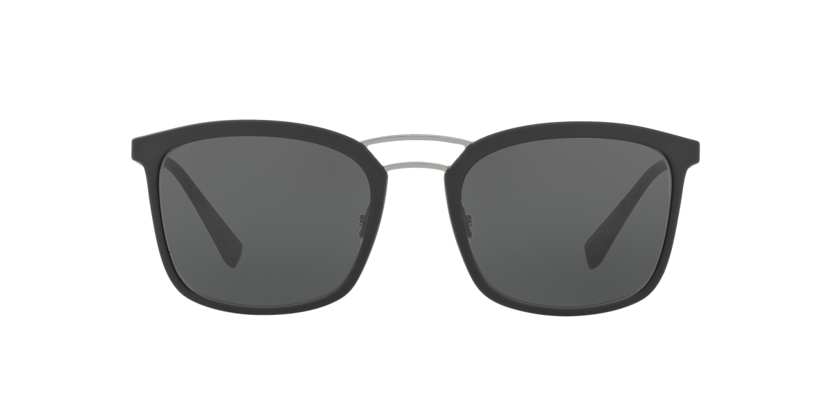 Prada Linea Rossa PS 03SS Black Rubber DG05S0 three-quarter view