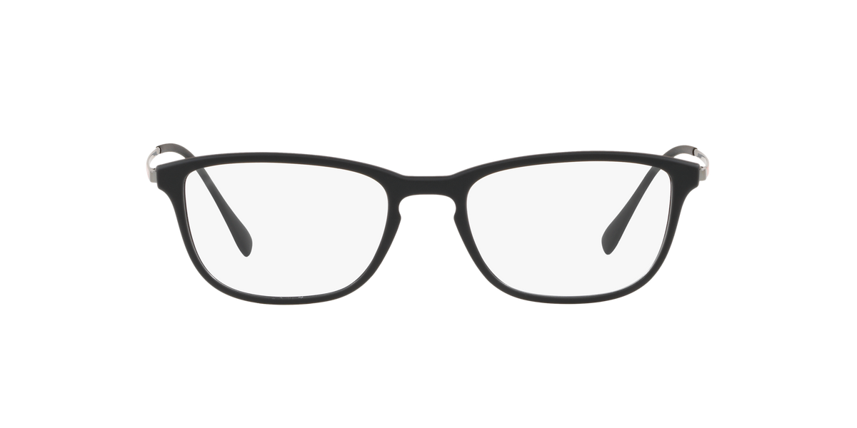 Prada Linea Rossa PS 05IV Black Rubber DG01O1 three-quarter view