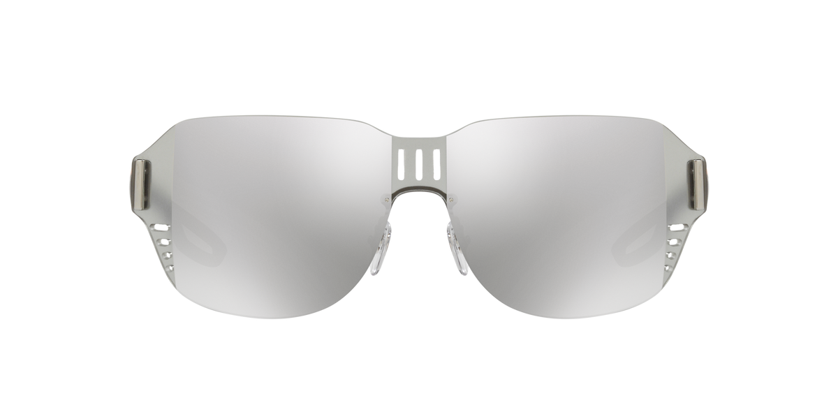 Prada Linea Rossa PS 05SS Gunmetal 5AV2B0 three-quarter view