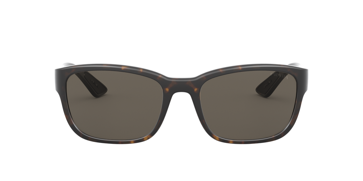 Prada Linea Rossa PS 05VS Havana Demishiny 5645G1 front view