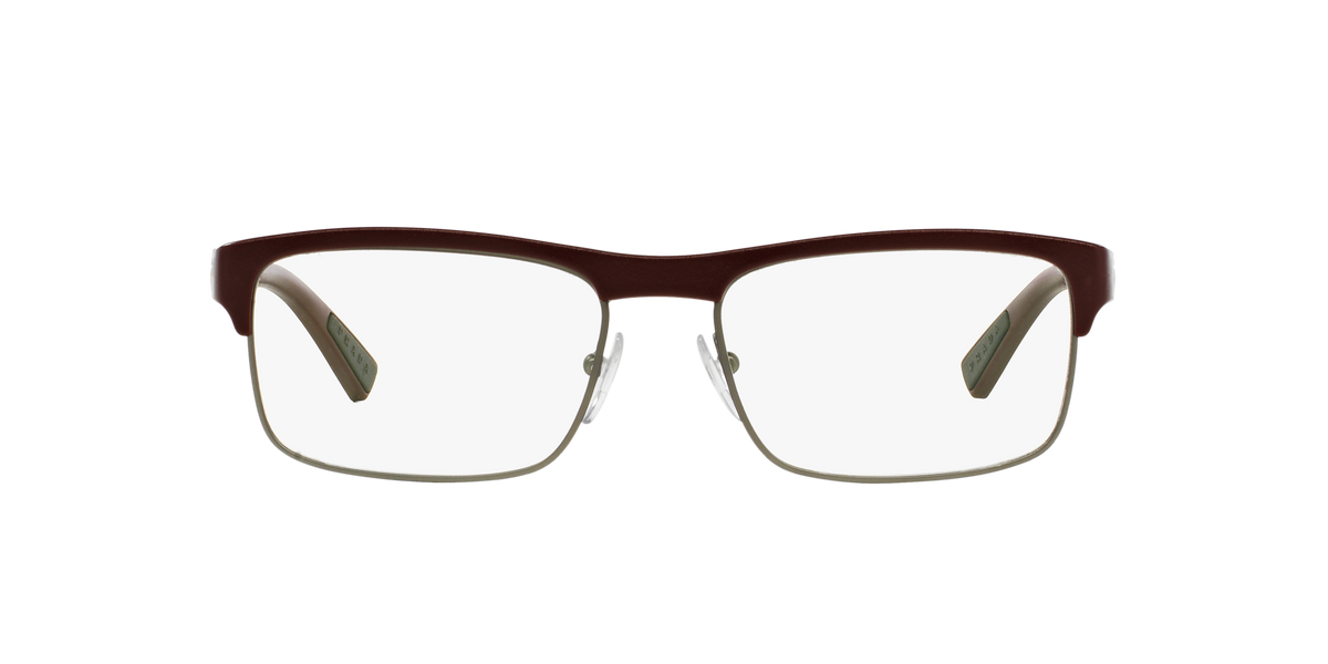 Prada Linea Rossa PS 06FV Bordeaux Rubber UAY1O1 three-quarter view