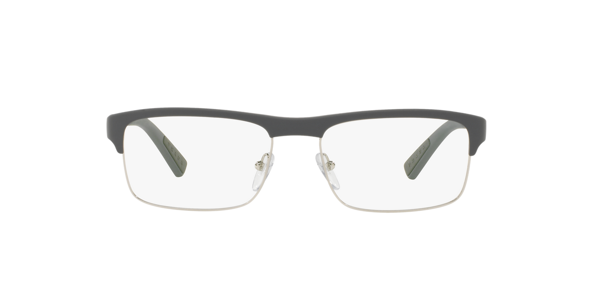 Prada Linea Rossa PS 06FV Grey Rubber UFK1O1 three-quarter view
