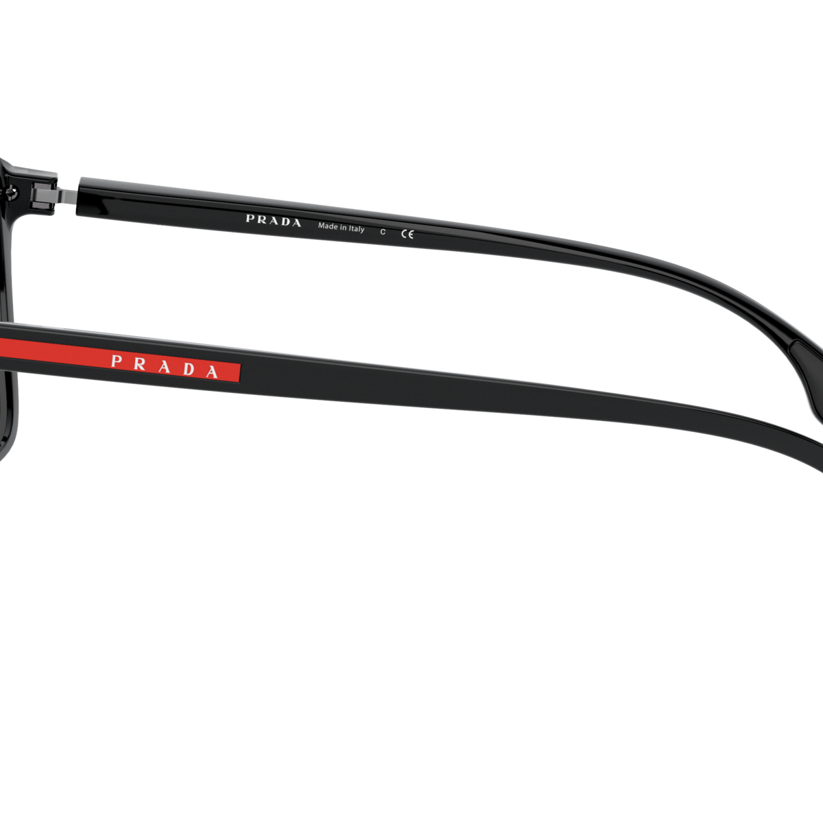 Prada Linea Rossa PS 06VS Black 1AB3M1 side view