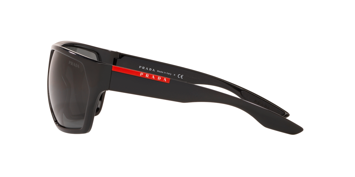 Prada Linea Rossa PS 08US Black 1AB1A1 side view