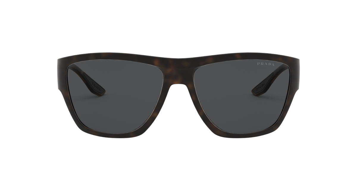 Prada Linea Rossa PS 08VS Matte Havana 56406F three-quarter view