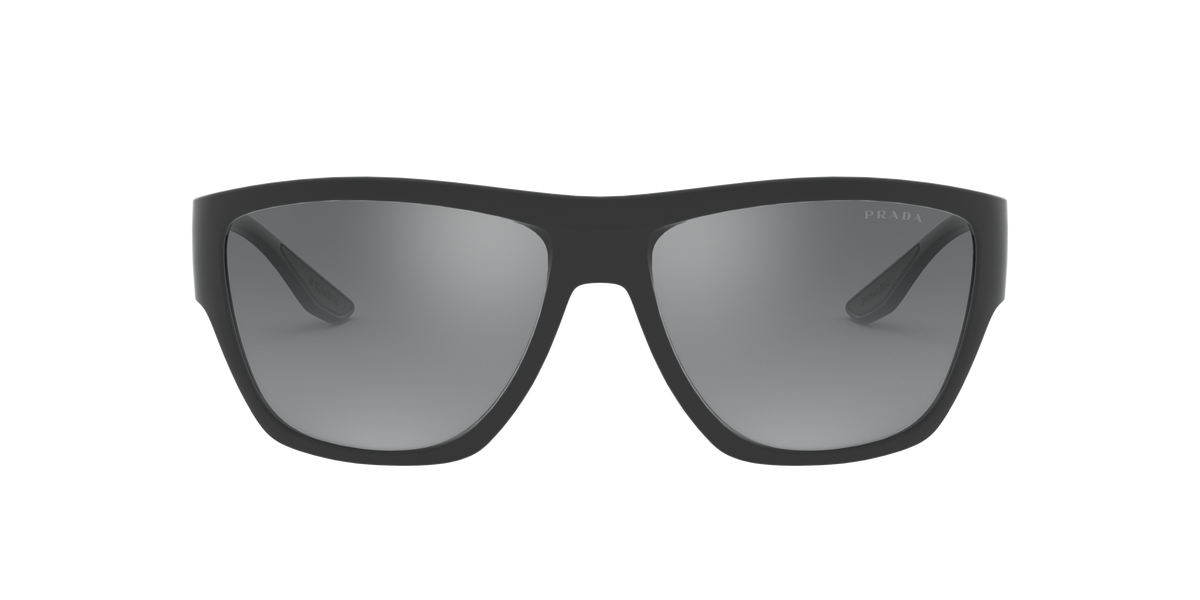 Prada Linea Rossa PS 08VS Rubber Grey UFK09F three-quarter view